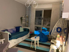 Gouna Pool view with rooftop living & BBQ grill